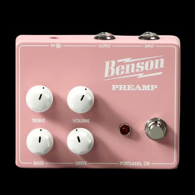 Benson Amps Custom Design Preamp Pedal - Shell Pink image 1