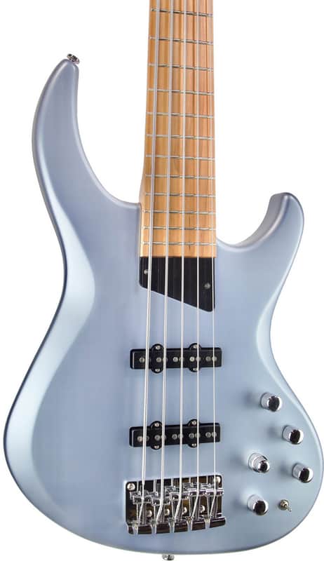 MTD Kingston Saratoga Deluxe 5 Roasted Maple Fingerboard, Blue Steel image 1