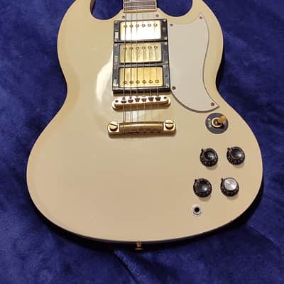 Burny RSG 70 1980's - Sg 61 Custom- Ivory white image 4