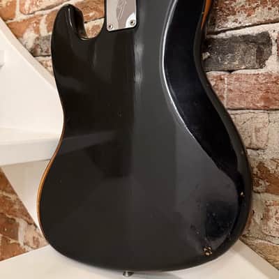 Fender Jazz Bass 1973 - Black over Mocca image 8