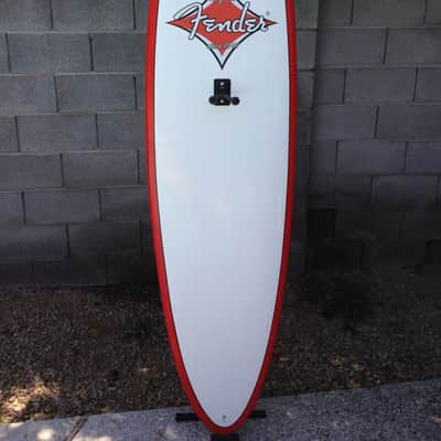 Fender Surfboard Instrument Display Stand 2005 Red/White image 2
