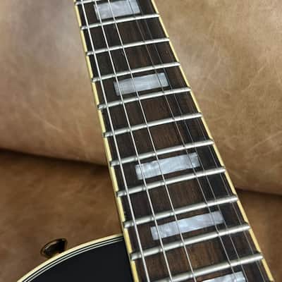 2015 Epiphone by Gibson Les Paul Custom Black Beauty Triple Pickup Electric guitar ebony VGC image 8