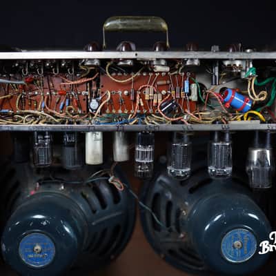 RARE! 1957 Gibson GA-55V Twin Amp (Two-Tone) image 8