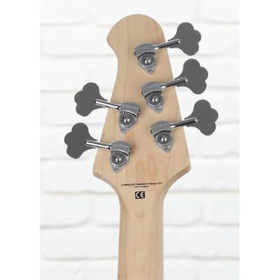 Lakland Skyline 55-01 Standard Bass Guitar - 3-Tone Sunburst with Maple Fingerboard (Demo Unit) image 7