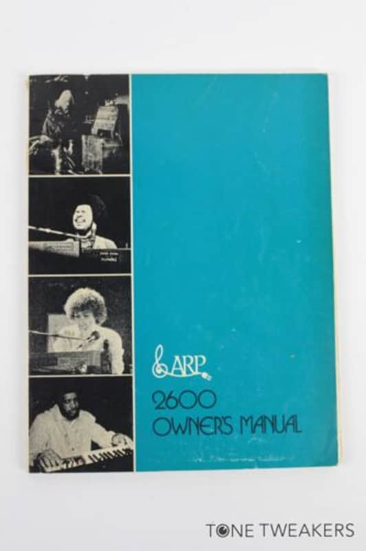 ARP 2600 OWNERS MANUAL Synthesizer model text book guide VINTAGE SYNTH DEALER image 1