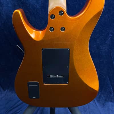 Schecter Diamond Series Sun Valley SS FR in Lambo Orange Pre-owned image 9