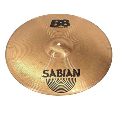 Used Sabian B8 Crash Ride Cymbal 18" - Fair image 1