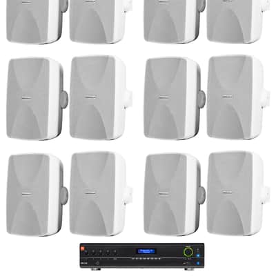 JBL VMA1240 Commercial/Restaurant Bluetooth Mixer/Amplifier+(12) Wall Speakers image 1