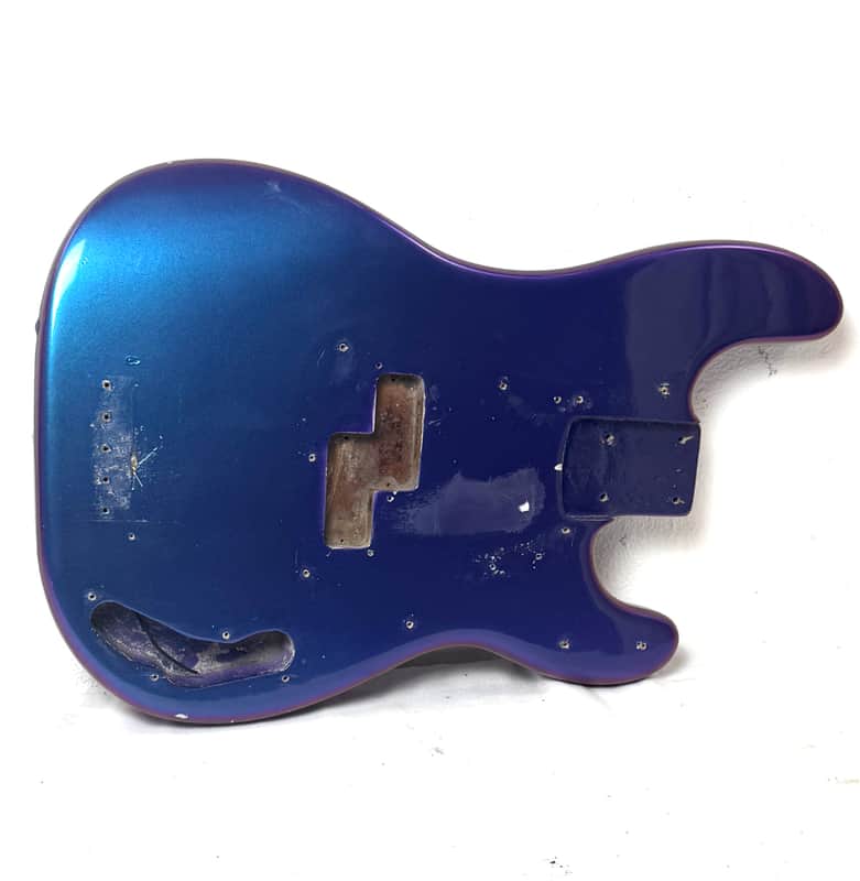 Fender Precision Bass Body Refin 1966 - Flip-Flop Blue/ Purple image 1