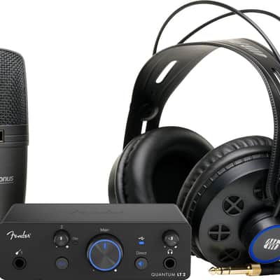 Fender Quantum Creator Kit w/ Interface+Microphone+Headphones+Stand+Pop Filter image 6