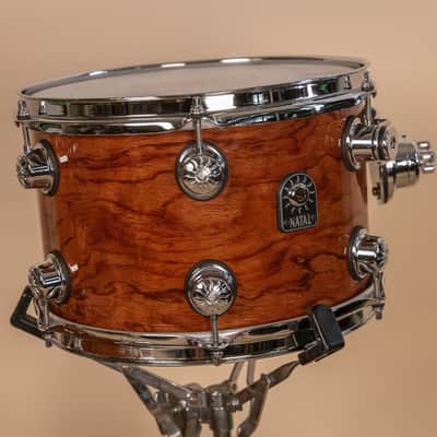 Natal Natural Bubinga Bop Drum Set 14x18 8x12 14x14 and 5x13 image 18