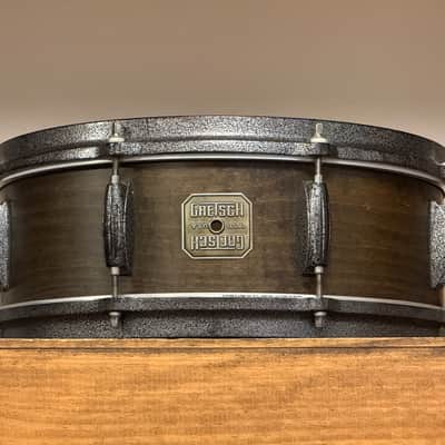 Gretsch Broadkaster Satin Ebony 5" x 14" Jasper Snare Drum image 11