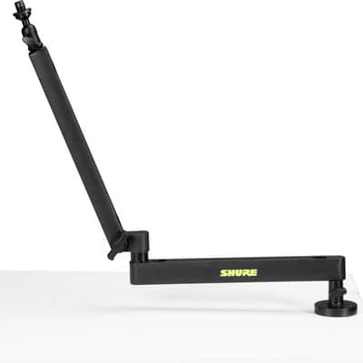 Shure by Gator SH-BROADCAST2 Shure Low-Profile Desktop Microphone Boom Stand, Black image 3