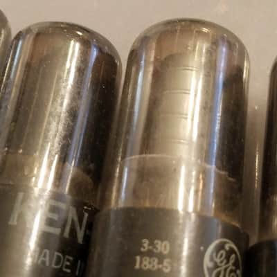 Ken-Rad ONE (1) 6V6GT Beam Power tNOS AT1000 TESTED Vacuum Tubes greyglass 188-5 6V6 Audio 1945-1958 image 9