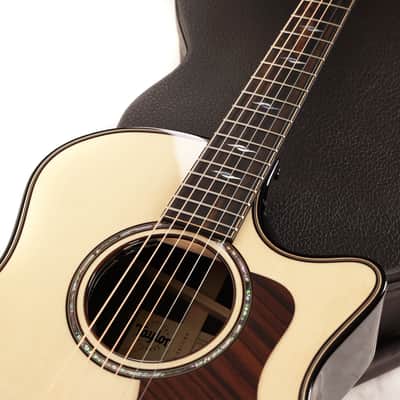 Taylor Builder's Edition 814ce Next Generation Grand Auditorium Acoustic-Electric Natural image 7