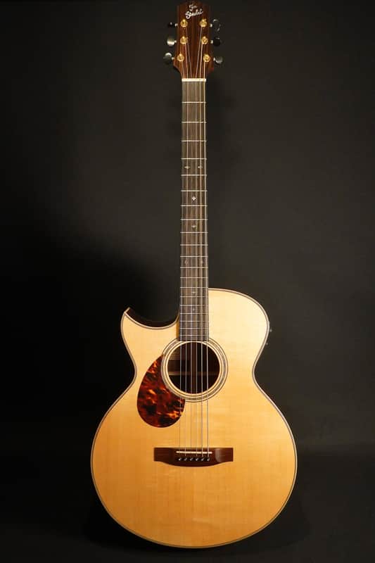 Striebel Guitars Left-Handed Baritone Guitar – Jumbo 2014 - Natural image 1