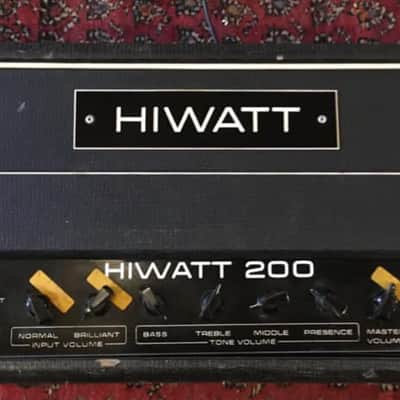 Hiwatt  The Faces , Original , Ronnie Lane , Ron Wood , Rod Stewart  1970  Black image 1