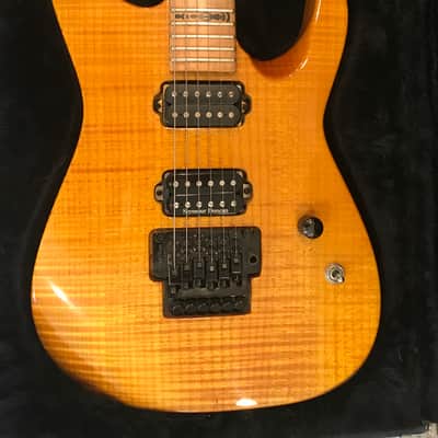 Jackson Custom Shop 1998 1-Piece Solid Flame Maple Body, Strat Headstock image 5