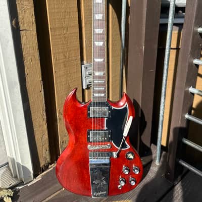 2026 Used Epiphone "Inspired by Gibson Custom" '64 SG Standard 2025 - Present - Cherry Red image 1