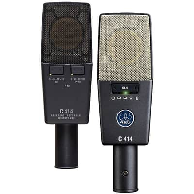 AKG C414 XLS Condenser Microphone Matched Stereo Pair image 2