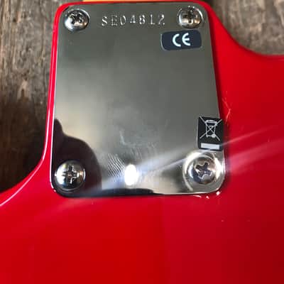 2008 Fender SE Stratocaster '1962' reissue Mark Knopfler signature model in Red finish with case image 11
