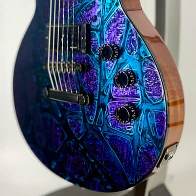 ESP USA Custom Shop Eclipse - Ghost Flame Serial#: US25655 image 4