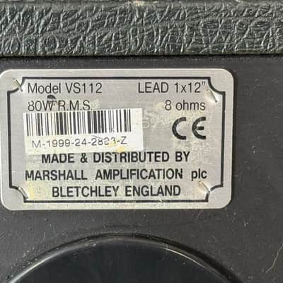 Marshall Valvestate Series VS112, 12", 80-Watt Guitar Cabinet, Very Good Condition image 6