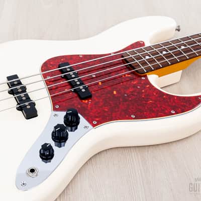 2002 Fender Jazz Bass ‘62 Vintage Reissue JB62-58 Olympic White, Japan CIJ image 6
