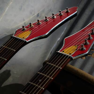 El Daga Lightshow Doubleneck 2000 Custom, Robelli. Art Collection Guitar. Only one. Unique. Rare. image 25