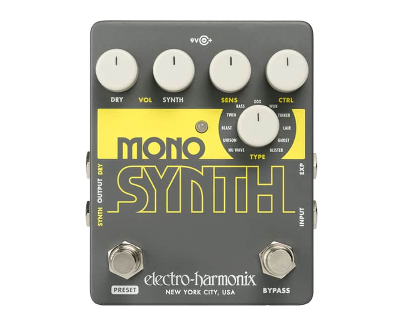 Electro-Harmonix Mono Synth Guitar Synthesizer Pedal - Open Box image 1
