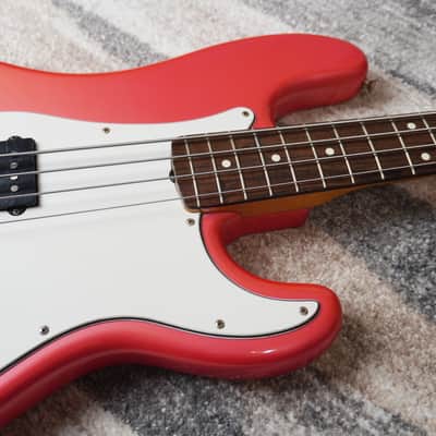 1985 Fender Precision Bass ‘62 Vintage Reissue PB62-55 Metallic Pink Japan MIJ Fujigen image 8