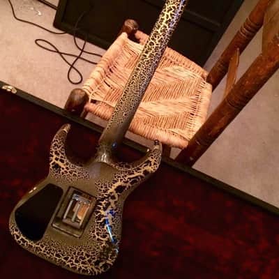Vintage 1988 Jackson Soloist Custom - Ontario Custom Shop One Off "Glow In The Dark" Lava Crackle image 15
