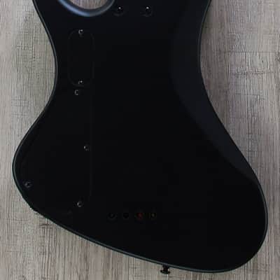 ESP LTD JC-4FM John Campbell Bass Guitar Flamed Maple EMG See Thru Black Satin image 5