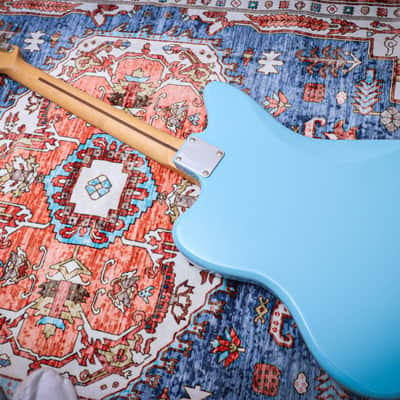 FENDER MIJ Hybrid II Jazzmaster FMT "Celeste Blue + Maple" (2024) image 14