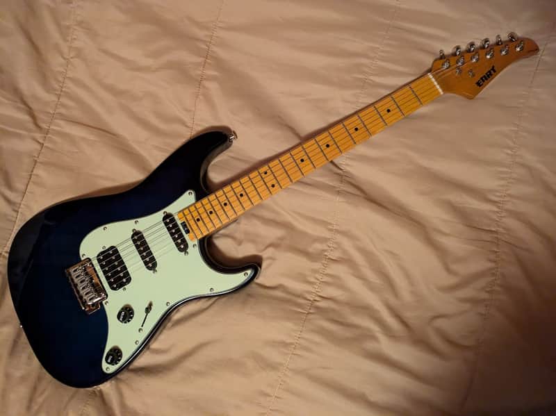 EART NK-C3 2020 - Present - Midnight Blue - HSS Stratocaster image 1