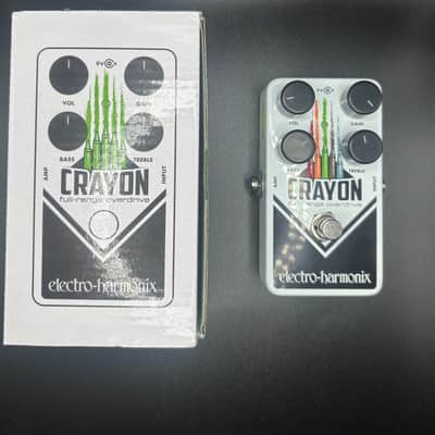 Electro-Harmonix Crayon 69 Full-Range Overdrive 2015 - Present - White with Vertical Crayons image 7