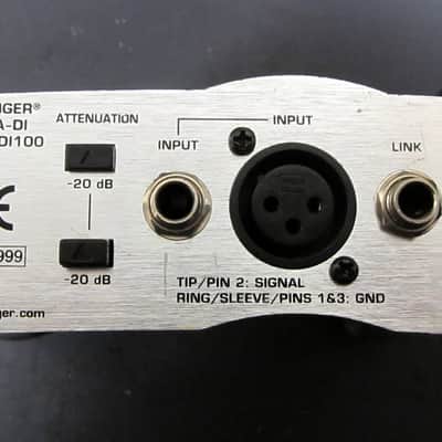 Used Behringer Ultra-DI DI100 Active Direct Box VGC image 2