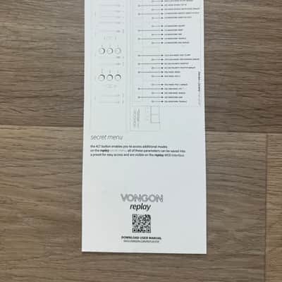 Vongon Replay 28-Key Digital Synthesizer 2024 - Present - Beige image 15