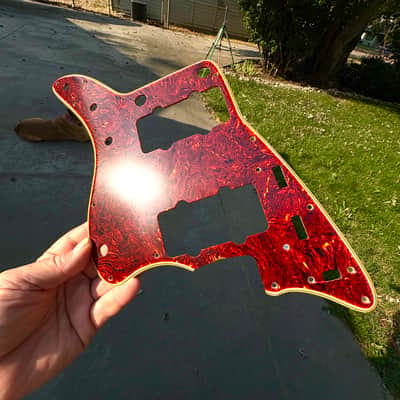 "Boots Aged" Vintage Style Fender Jazzmaster Pickguard Celluloid Tortoise Custom Relic'd image 12