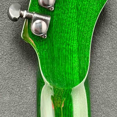 Dean Guitars - USA - Custom Shop - ML - 7 String - Emerald Burst Flame Maple Top - Reverse 7 Inline Head Stock - Floyd Rose - DMT 7 Nostalgia and Baker Act  Pickups - Black Hardware - w/OHSC - Call for Best Price !!! image 12