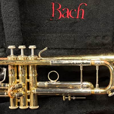 Bach Stradivarius Trumpet Model 37, Brass Finish image 1