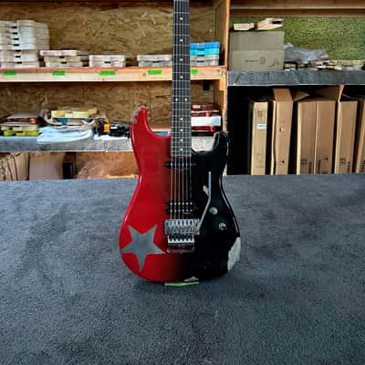 Valkenburg USA Jeff Duncan “Scarlet” Artist Series Electric Guitar – Red/Black Factory Relic – Custom Shop Level image 2