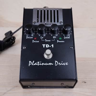 Jen TD-1 Platinum Drive Overdrive Effect Pedal Black 100V image 9