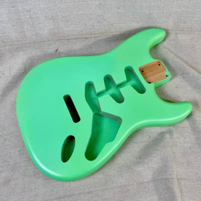 Unbranded Stratocaster Surf Green Guitar Body SSS image 5