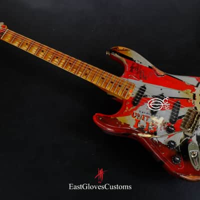 Fender MXY-7 Ohka Left Handed Cherry Blossom Kamikaze Heavy Aged Relic by East Gloves Customs (1of1) image 1