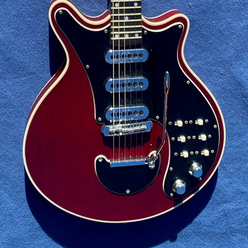 1993 Guild Brian May Signature Red see trough body