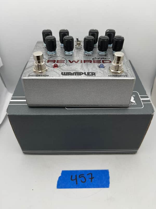 Wampler ReWired Brent Mason Signature Overdrive / Distortion 2024 - Present - Silver image 1