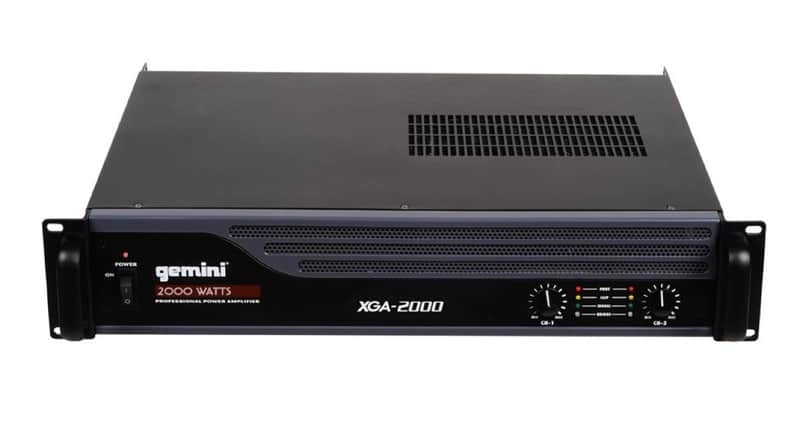 Gemini - XGA-2000 - Professional Power DJ Stereo Amplifier 2000W image 1
