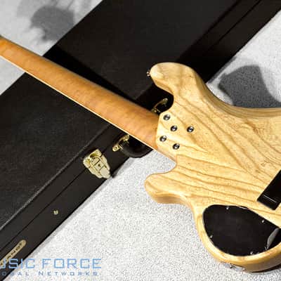 Lakland US Custom 55-94 Standard - Natural w/Roasted Birdseye Maple Neck, Birdseye Maple FB image 7