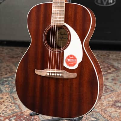 Fender California Standard Monterey E Acoustic/Electric Guitar - Natural Sapele image 3